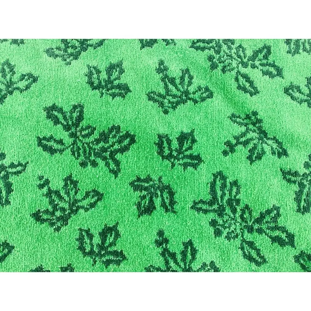 Christmas Towel Set Poinsettia Holly Embroidered Green Bath Body Hand Washcloth